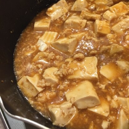 久しぶりにリピしましたがやはり簡単で美味しいです、麻婆豆腐といえばこのレシピです！